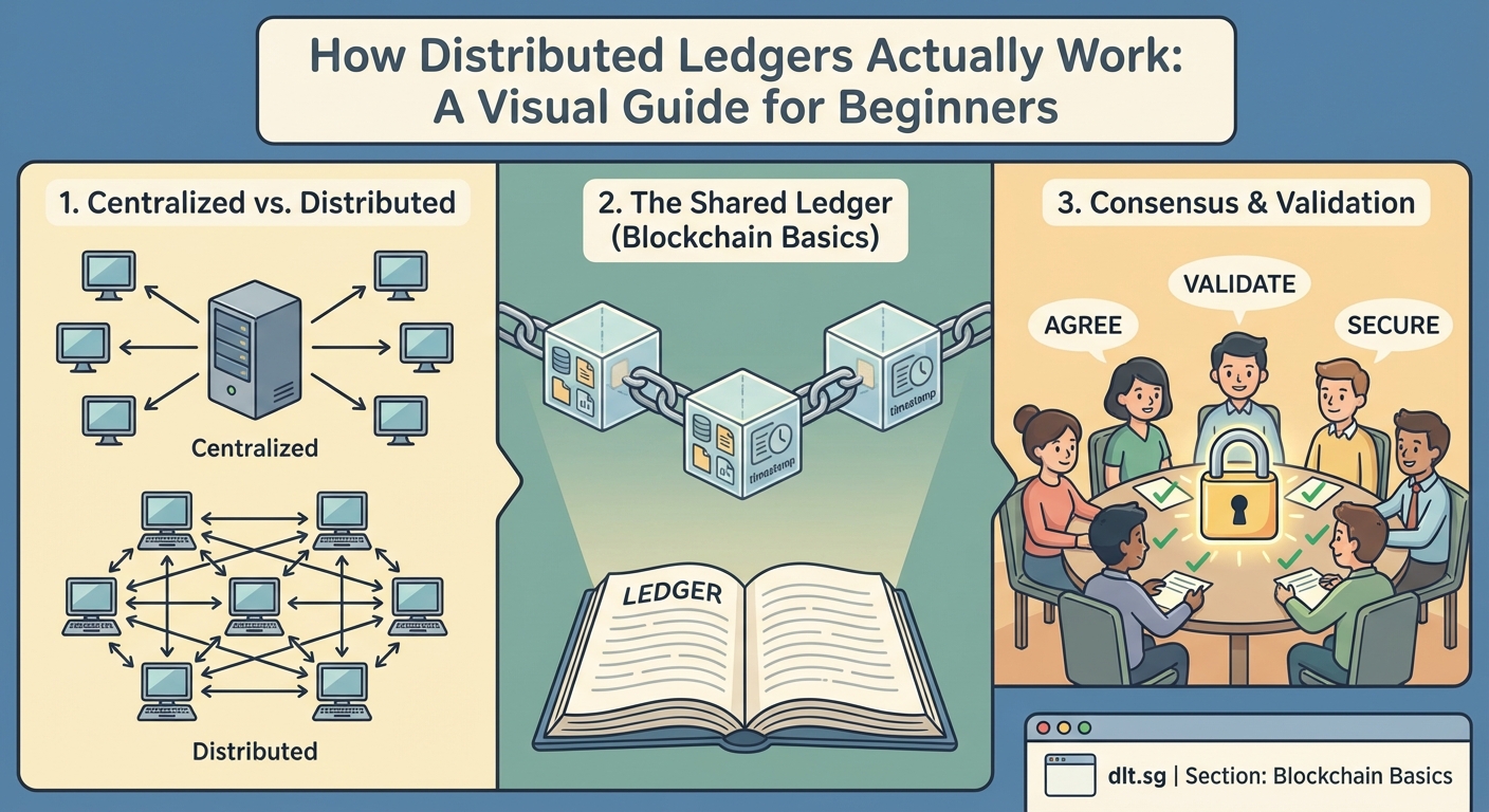 How Distributed Ledgers Actually Work: A Visual Guide for Beginners - Illustration 1