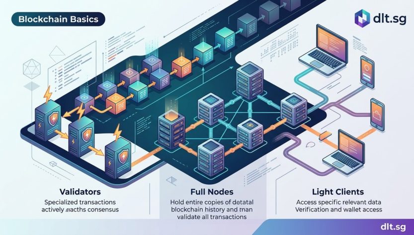 Understanding Blockchain Nodes: Validators, Full Nodes, and Light Clients Explained